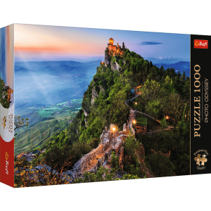 Tour Cesta, Saint-Marin – puzzle 1000pcs – Trefl