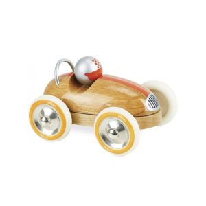Voiture roadster vintage en bois naturel – Vilac