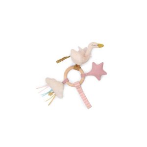 Hochet anneau bois cygne – La petite école de danse – Moulin Roty