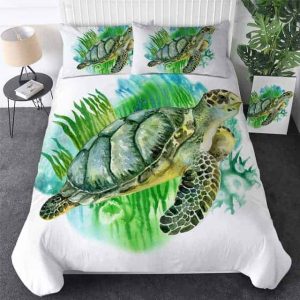 Parure de lit Tortue et Algues