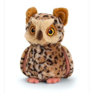 Peluche chouette keeleco 18 cm