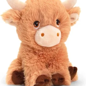 Peluche Vache Shaggy – KeelEco – 18 cm