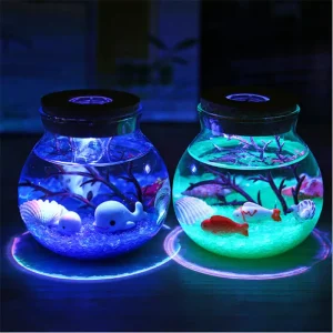veilleuse-tortue-lampe-3D-LED-tortue-decoration-tortue-lumiere-tortue-aquarium-tortue-1-1.jpglossy1ssl1 Veilleuse Tortue Mini Aquarium LED de Table de Nuit – 4 Types