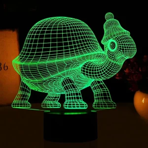 veilleuse-tortue-lampe-3D-LED-tortue-decoration-tortue-lumiere-tortue-bonnet-5.jpglossy1ssl1 Veilleuse Tortue Lampe 3D Avec Option Enceinte Bluetooth