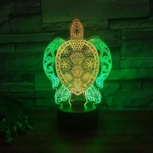 veilleuse-tortue-lampe-3D-LED-tortue-decoration-tortue-lumiere-tortue-degrade-6.jpglossy1ssl1 Veilleuse Tortue LED Lampe à Piles ou Cable USB – 6 Dégradés de Couleurs