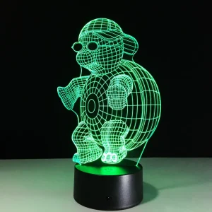 veilleuse-tortue-lampe-3D-LED-tortue-decoration-tortue-lumiere-tortue-franky-2.jpglossy1ssl1 Veilleuse Tortue Franky Aux Lunettes de Soleil – 7 couleurs